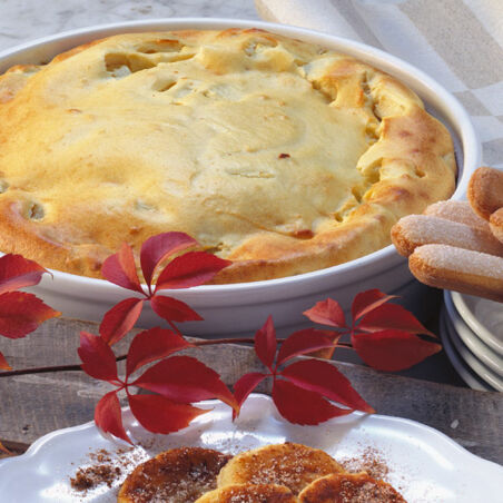 Birnen-Quark-Auflauf Birnen-Quark-Auflauf