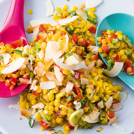 Linsen-Kokos-Salat Linsen-Kokos-Salat