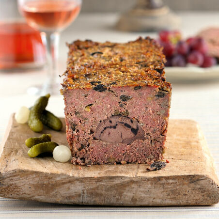 Wildterrine mit Pilzen Wildterrine mit Pilzen