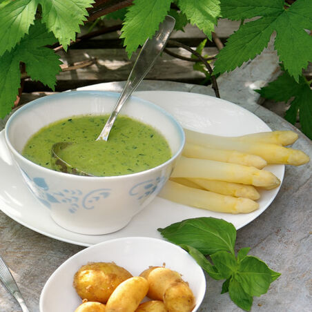 Gedämpfter Spargel Gedämpfter Spargel