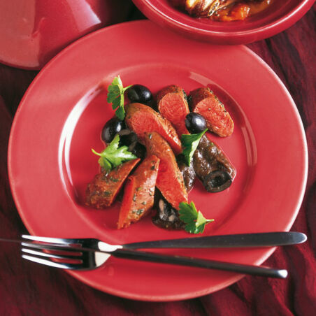 Lammfilet auf Olivensauce Lammfilet auf Olivensauce