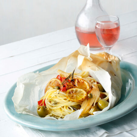 Pasta in cartoccio Pasta in cartoccio