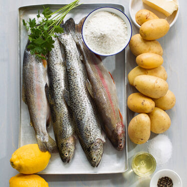 Forellen nach Müllerinart Forellen nach Müllerinart