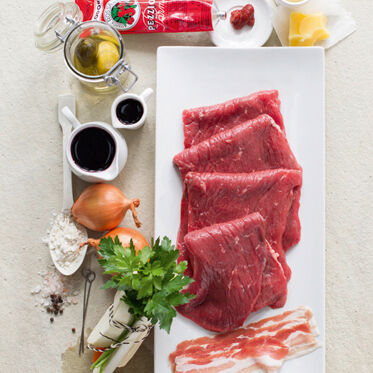 Geschmorte Rinderrouladen Geschmorte Rinderrouladen