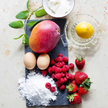 Gratinierte Früchte Gratinierte Früchte