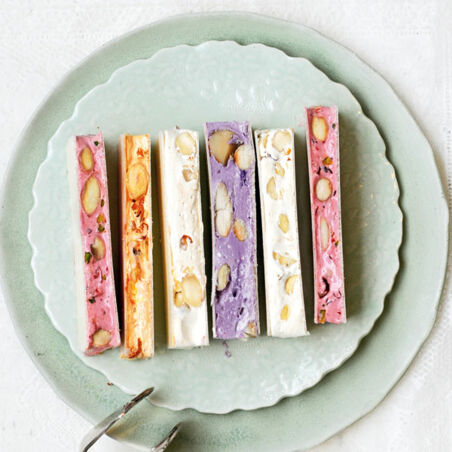 Bunter französischer Nougat Bunter französischer Nougat