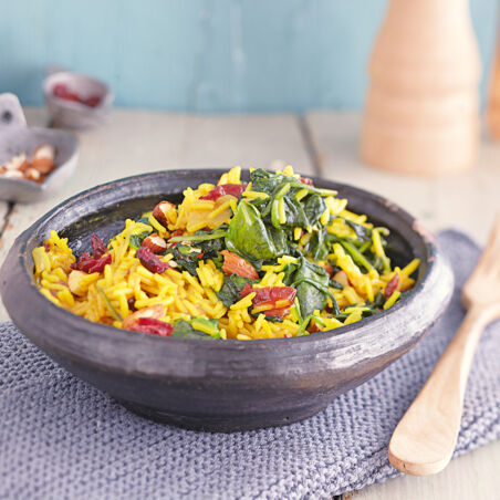 Spinat-Gewürz-Reis Spinat-Gewürz-Reis