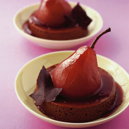 Williamsbirne mit Schokocreme Williamsbirne mit Schokocreme