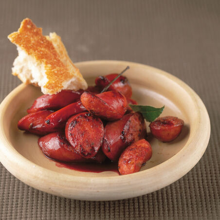 Salsicce in Rotwein-Marinade Salsicce in Rotwein-Marinade