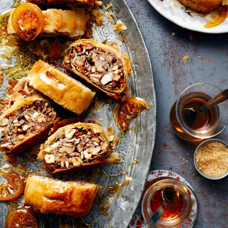 Baklava-Strudel auf Rositsas bulgarische Art Baklava-Strudel auf Rositsas bulgarische Art