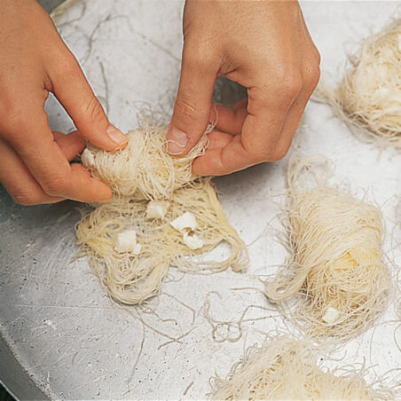 Engelshaardessert Engelshaardessert