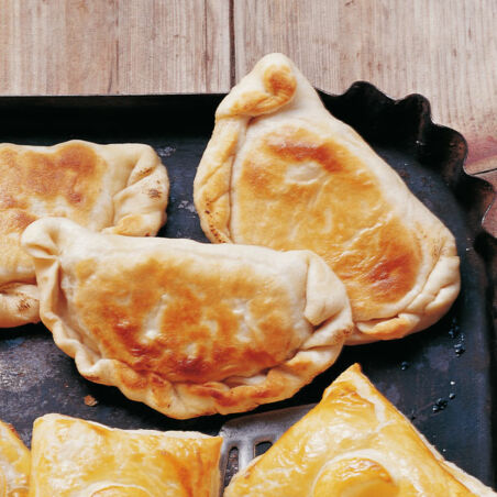 Fladen mit Pilzen aus der Pfanne Fladen mit Pilzen aus der Pfanne