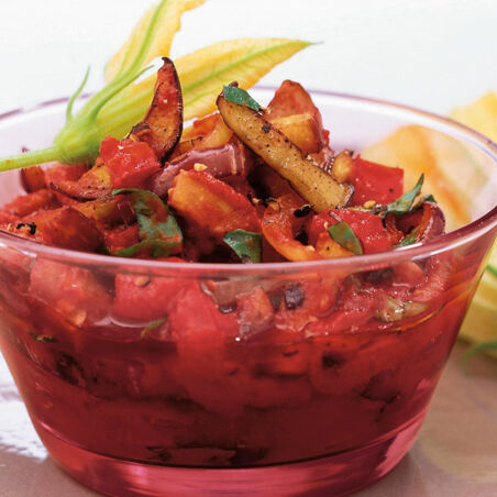 Auberginen-Tomaten-Gemüse Auberginen-Tomaten-Gemüse