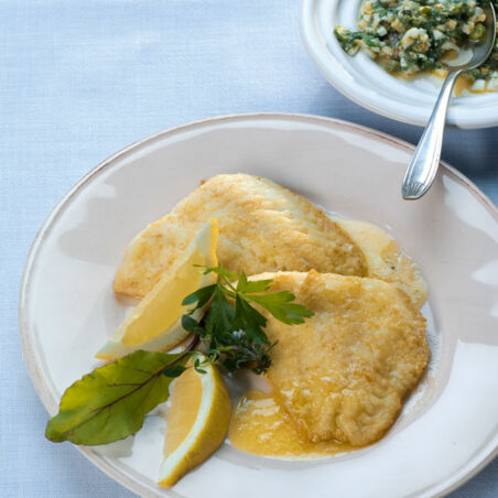 Fischfilets mit Kräutersauce Fischfilets mit Kräutersauce