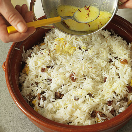Gemüse-Biryani mit Ei Gemüse-Biryani mit Ei