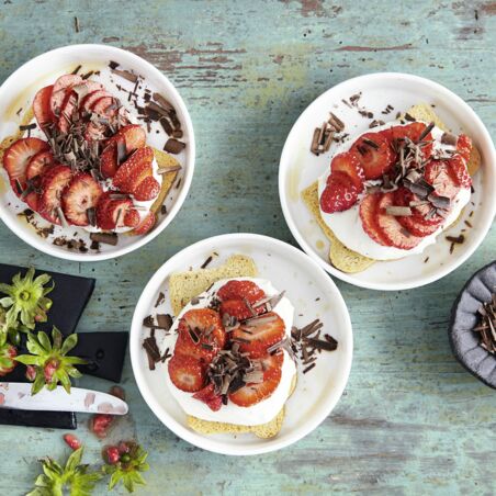 Blitz-Tiramisu mit Erdbeeren Blitz-Tiramisu mit Erdbeeren
