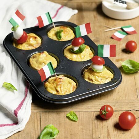 Nudeltörtchen tricolore Nudeltörtchen tricolore