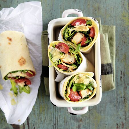 Backhendl-Salat-Wrap Backhendl-Salat-Wrap