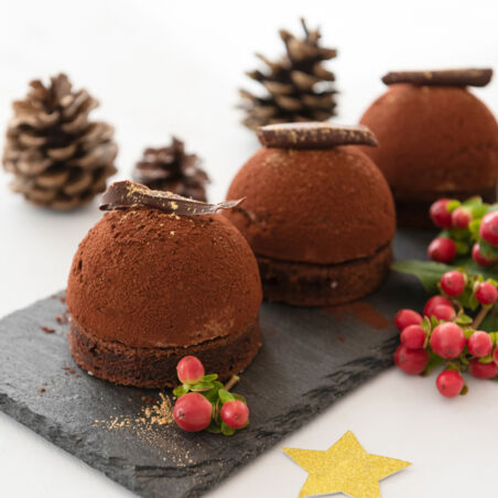 Schokomousse-Törtchen Schokomousse-Törtchen