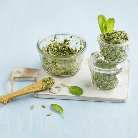 Pikanter Spinataufstrich Pikanter Spinataufstrich