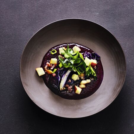 Rotkohl mit Apfel-Bacon Salat Rotkohl mit Apfel-Bacon Salat