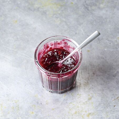 Rohgerührtes Brombeermus Rohgerührtes Brombeermus