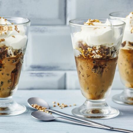 Espresso-Granita mit Schuss Espresso-Granita mit Schuss