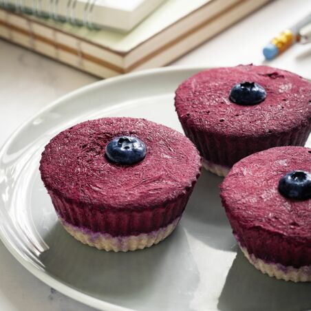 Raw Blueberry Mini Cakes Raw Blueberry Mini Cakes