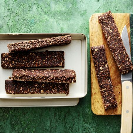 Schnelle Hafer-Kakao-Riegel Schnelle Hafer-Kakao-Riegel