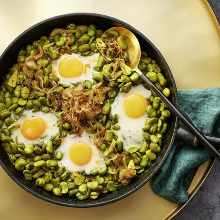 Dill-Bohnen mit Ei Dill-Bohnen mit Ei