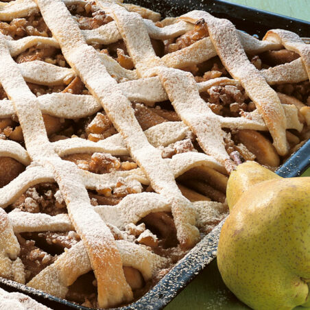 Birnen-Gitterkuchen Birnen-Gitterkuchen