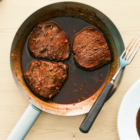 Rinderfilet mit Rotweinsauce Rinderfilet mit Rotweinsauce