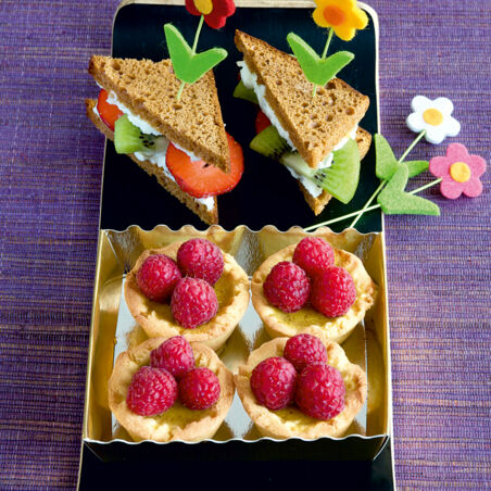 Vanille-Himbeer-Törtchen Vanille-Himbeer-Törtchen