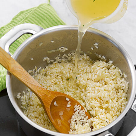 Risotto mit grünem Spargel Risotto mit grünem Spargel