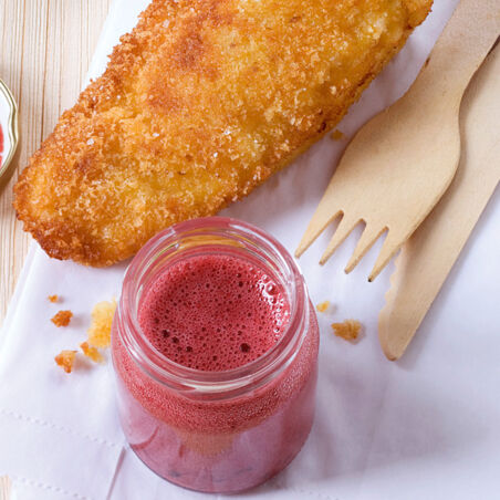 Schwarze Johannisbeeren - kalt gerührt Schwarze Johannisbeeren - kalt gerührt