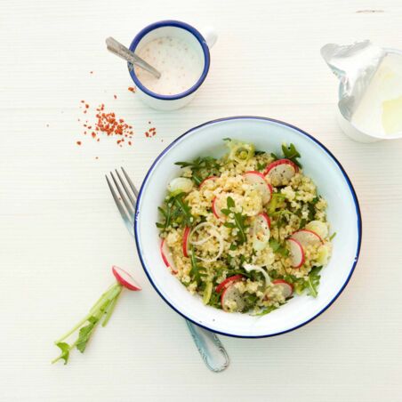 Bulgursalat mit Radieschen Bulgursalat mit Radieschen