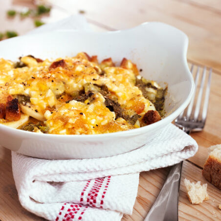 Eiergratin mit Parmesan Eiergratin mit Parmesan