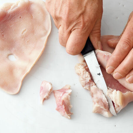 Knusprige Schweineohrenschnitten Knusprige Schweineohrenschnitten