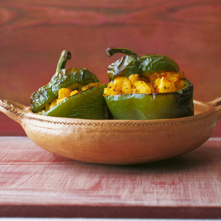 Gefüllte Paprikaschoten aus dem Ofen Gefüllte Paprikaschoten aus dem Ofen