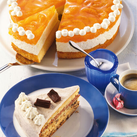 Hüttenkäse-Mandarinen-Torte Hüttenkäse-Mandarinen-Torte