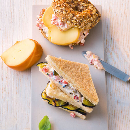 Auberginen-Tramezzini Auberginen-Tramezzini