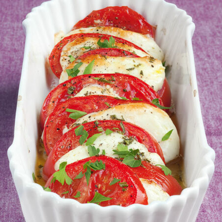 Gegrillte Tomaten mit Halloumi Gegrillte Tomaten mit Halloumi