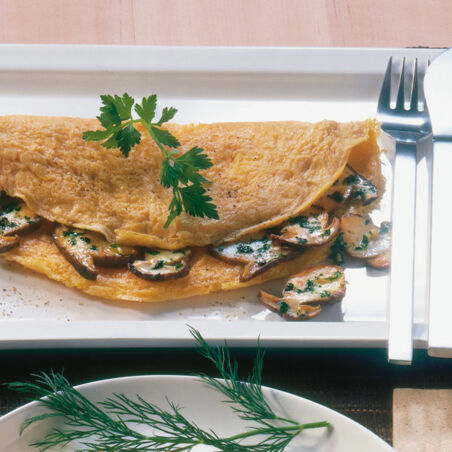 Steinpilzomelett Steinpilzomelett