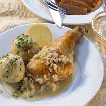 Kaninchen in Sahnesauce Kaninchen in Sahnesauce