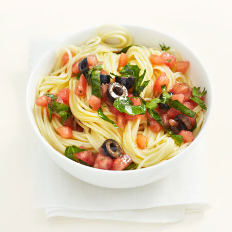 Spaghettini mit Tomatensauce Spaghettini mit Tomatensauce