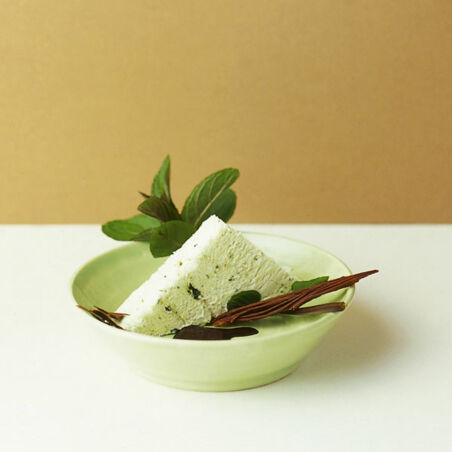 Minz-Eis mit Schokolade Minz-Eis mit Schokolade