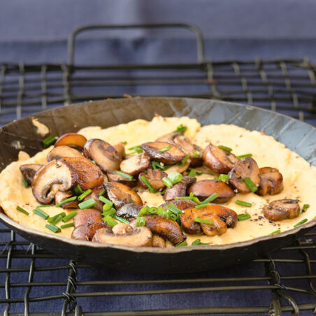 Omelett mit Pilzen Omelett mit Pilzen