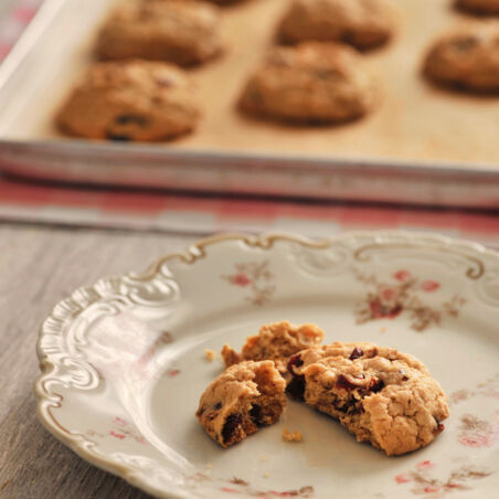 Cranberrycookies mit Fleur de Sel Cranberrycookies mit Fleur de Sel