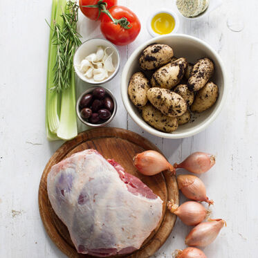 Lammkeule mit Knoblauch Lammkeule mit Knoblauch