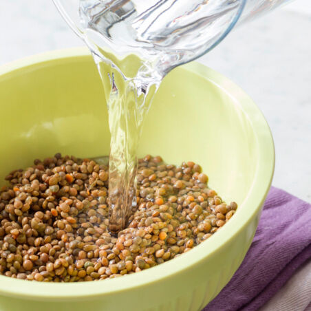 Linsensuppe mit Bratwurst Linsensuppe mit Bratwurst